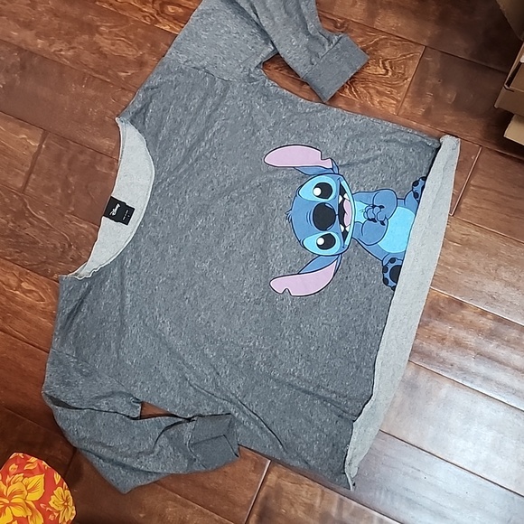 Torrid / Disney Stitch off shoulder sweatshirt - Picture 2 of 8